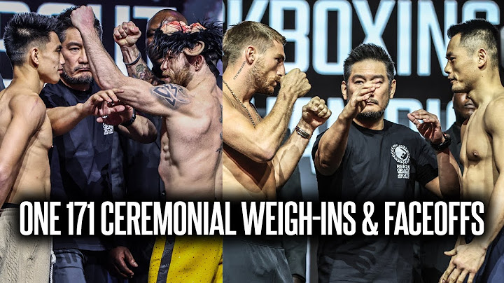 ONE 171: Qatar | Ceremonial Weigh-Ins & Faceoffs Highlights