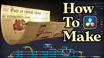 Make 3D Flying Paper in DaVinci Resolve