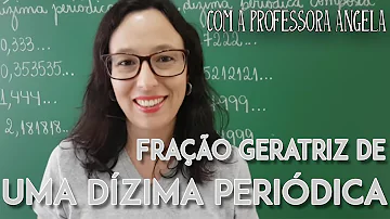 Como escrever uma dízima periódica?