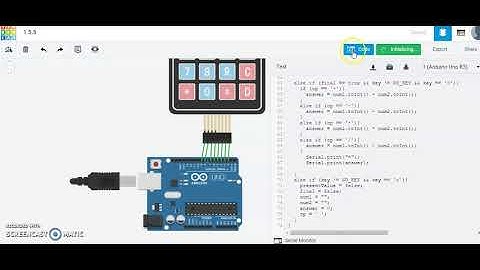 arduino based simple caculator || simulation