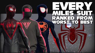 Every Spider-Man 2 Miles Morales Suit Ranked from Worst to Best