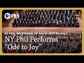 Ny phil plays beethovens ode to joy  ny phil reopening of david geffen hall   gp on pbs