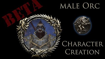 Elder Scrolls Online Beta - Orc Character Creation
