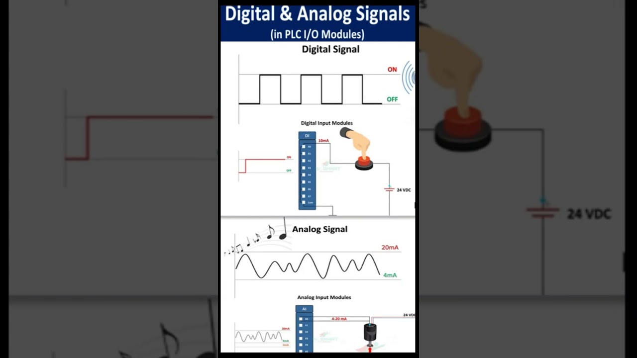 PLC Basics that Confuse Beginners: Digital vs Analog Inputs in PLC 