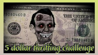 5 dollar thrifting challenge