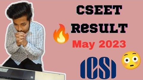 CS Result reaction video || CSEET Result May 2023 @CSCARTINDIA