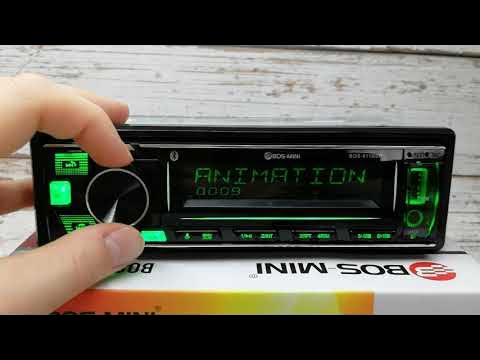 Магнитола BOS-MINI Bos-811DSP - YouTube