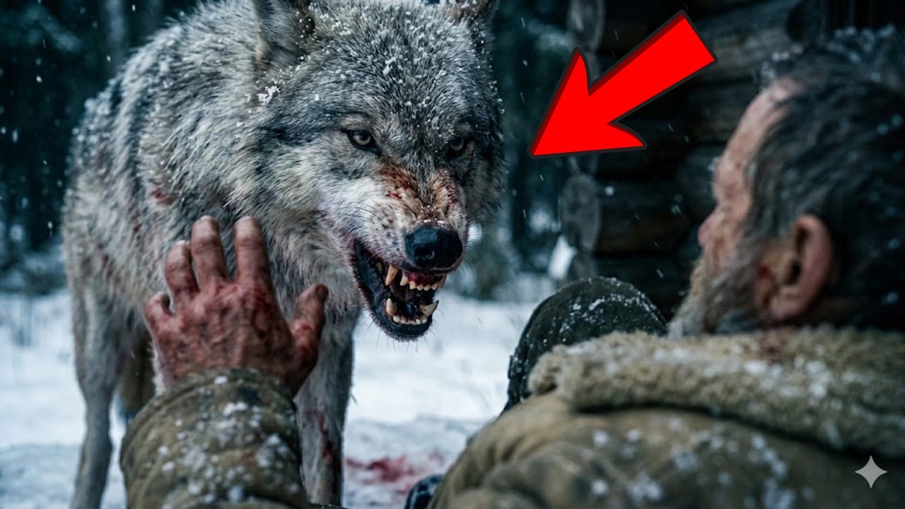 Спасенная волчица вернулась в самую страшную ночь, чтобы отдать долг жизни!