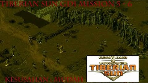Tiberian Sun GDI Mission 5 - 6 Defend Crash Site - Destroy Radar Array | C&C Tiberian Sun Indonesia