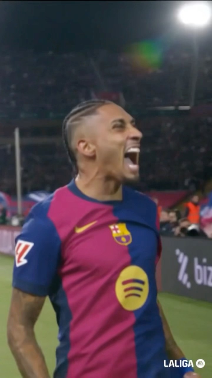 RAPHINHAAAAAA!!!!!! #laligahighlights #fcbarcelona #shorts