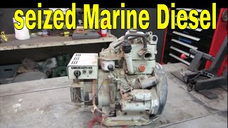 can it be saved? junked marine diesel gen set pt 1