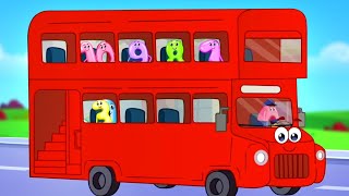 Wheels On The Bus Double Decker + More Nursery Rhymes And Kids Songs by Mr Number