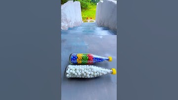 Breaking glass bottle ⚠️🔥 Crushing Crunchy & Soft Things #asmr #shorts #asmrsound #satisfyingvideo