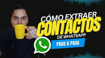 Como Exportar Contactos de WhatsApp 🟢 - Desde Android a Excel