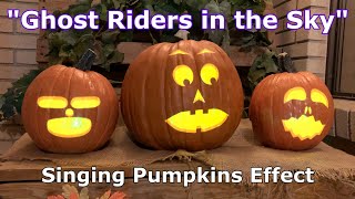 Ghost Riders in the Sky - Singing Pumpkins Effect Animation