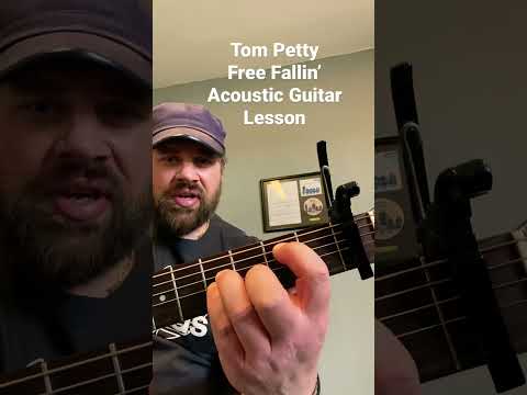 Tom Petty-Free Fallin’-Acoustic Guitar Lesson #tompetty #shorts