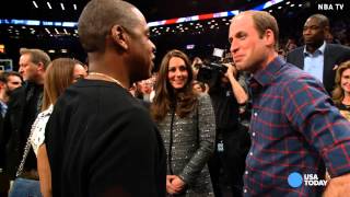 Will And Kate Meet Jay Z And Beyonce At Nba Game