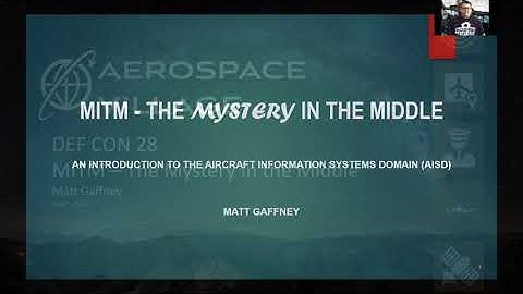 DEF CON 28 Aerospace Village: MITM – The Mystery in the Middle