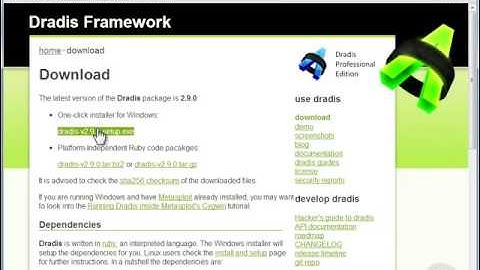 Ethical Hacking Tutorials 5  Acquiring Dradis