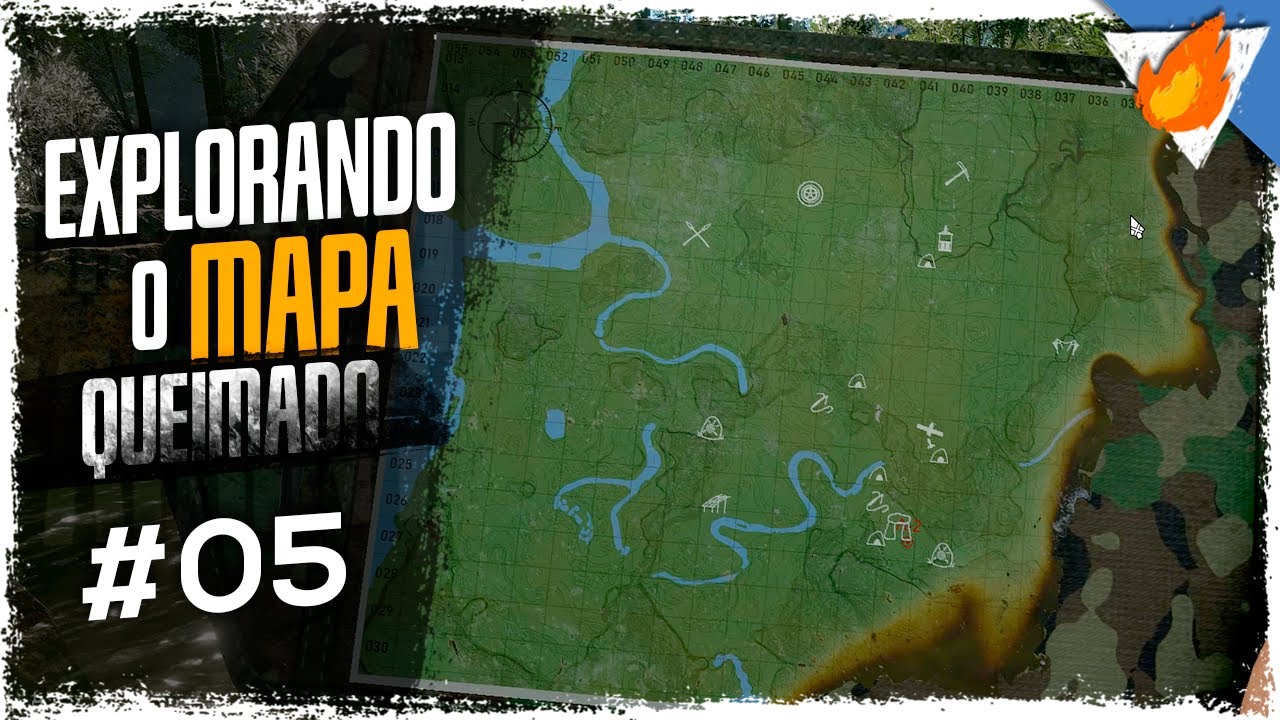EXPLORANDO A PARTE QUEIMADA DO MAPA GREEN HELL JOGO DE SOBREVIVÊNCIA
