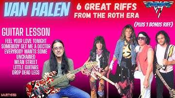 Thumbnail of 6 Great Van Halen Riffs From The David Lee Roth Era - Van Halen  Guitar Lesson