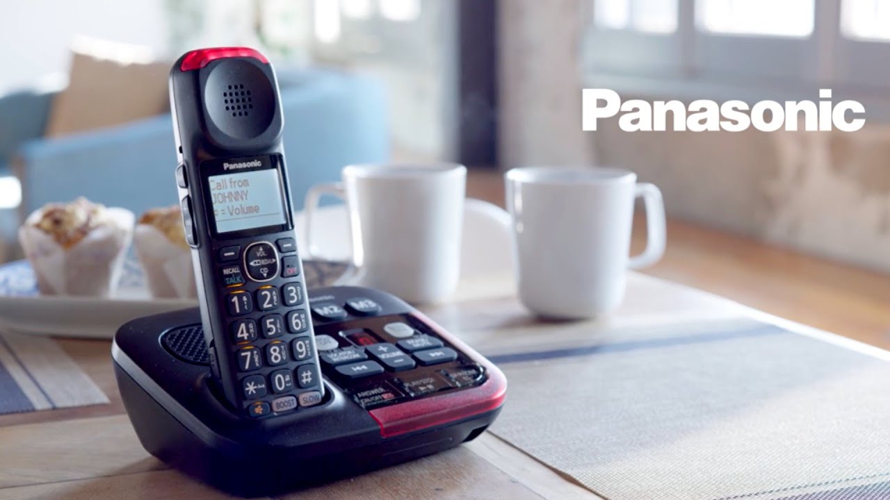 Panasonic KX-TGM422 Amplified Cordless Telephone with Digital Answering  Machine 