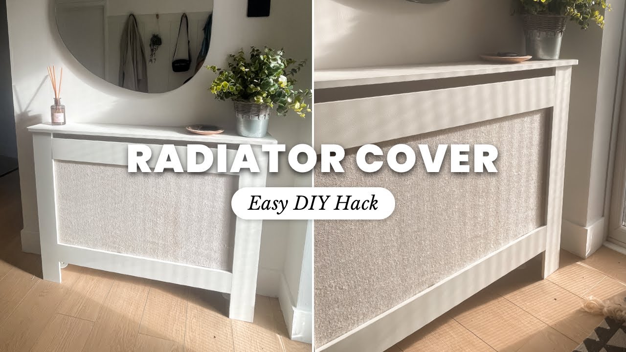 Modern Radiator Cover Easy DIY Budget Hack YouTube