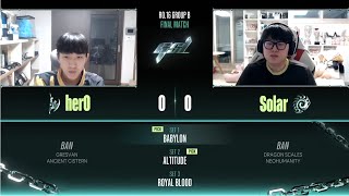 [2023 GSL S1] Ro.16 Group B Match5 herO vs Solar