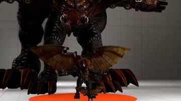 SFM - BioShock Inifinite Songbird - Wing Fold Sequence Test