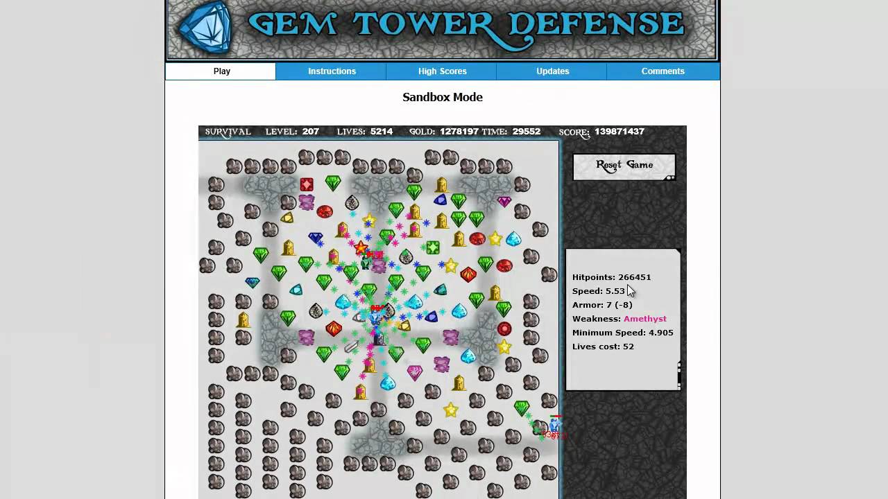gem tower defense sandbox gem tower defense sandbox