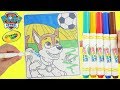 Paw Patrol Chase Color And Play Club House Paint 3D Color Disney Junior Animated Magic Coloring Book