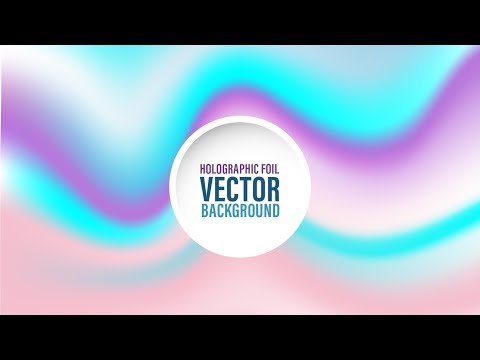 Illustrator Tutorial Workshop : สร้างภาพพื้นหลังแบบ Holographic Foil
