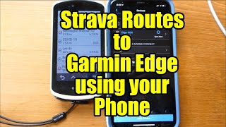 How to Download Strava Routes to your Garmin Edge using the Connect IQ App and your Phone screenshot 4