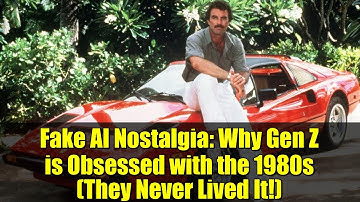 偽りの AI ノスタルジア: Z 世代が 1980 年代に執着する理由 (彼らは 1980 年代を生きたことがない!)