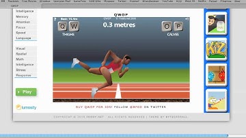 QWOP running - Possibly the most EPIC run ever! 1 knee FTW!