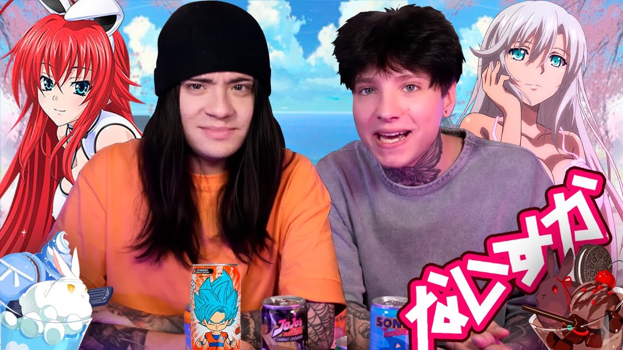 PROBANDO BEBIDAS DE ANIME
