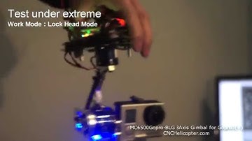 cnchelicopter.com mc6500gopro-BLG 3 Axis gimbal running extreme condition