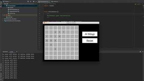 CS50 Introduction to AI: Project 1b (How well our AI plays Minesweeper??)
