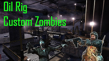 BLACK OPS 3 IN WAW ZOMBIES? Oil Rig Custom Map| EggSurf