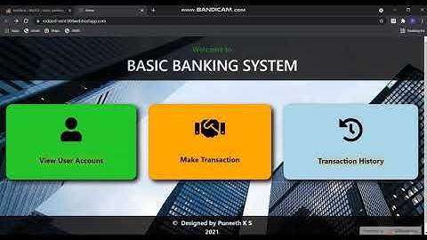 Basic Banking System | The Sparks Foundation | Web development and design   #gripjuly21