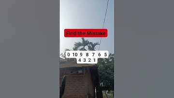 Find the mistake #reels #brainteasers #search #find #puzzle