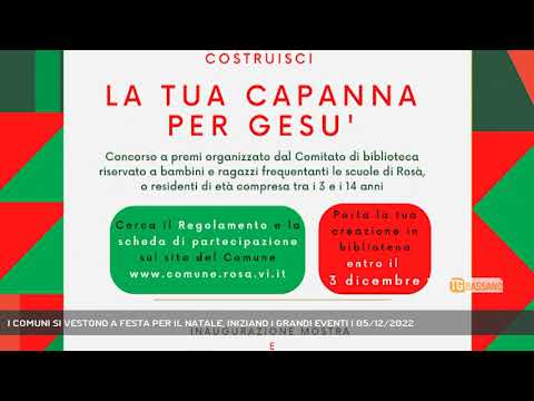 I COMUNI SI VESTONO A FESTA PER IL NATALE, INIZIANO I GRANDI EVENTI | 05/12/2022