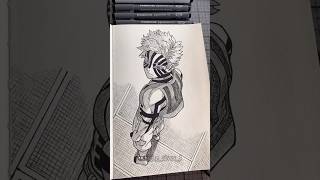 Tutorial Mangá: como desenhar o Tanjiro com marcadores