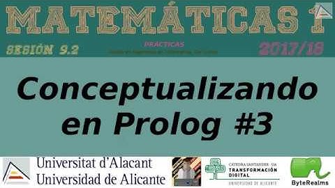 Conceptualizando en Prolog #3 [9.2|2017]