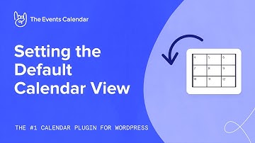 Setting the Default Calendar View