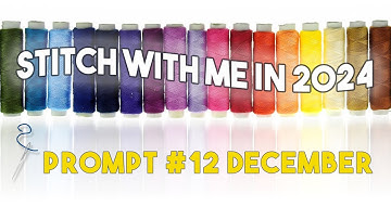 Slow Stitching Tutorial Step by Step | December Prompt 12 | Stitch with Me 2024 | Fabric Workshop