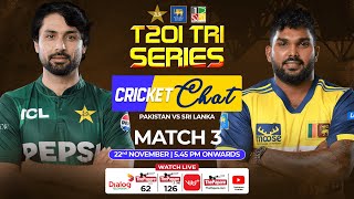 LIVE: Pakistan vs Sri Lanka - T20I Tri Series - Match 03 - Cricket Chat