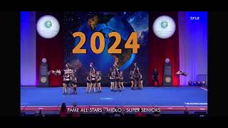 Fame Super Seniors Finals Cheer Worlds 2024