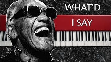 How Ray Charles Played "What
