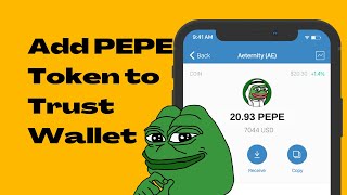 How to Add PEPE Token to Trust wallet screenshot 5